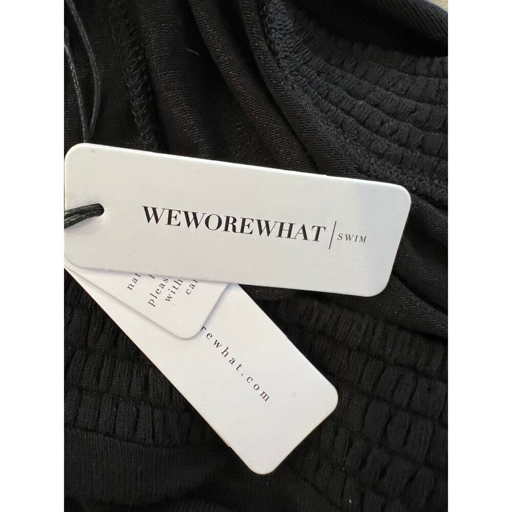 WeWoreWhat Swim Revolve Flare Knit Beach Resort Pants Black S - Picture 6 of 7